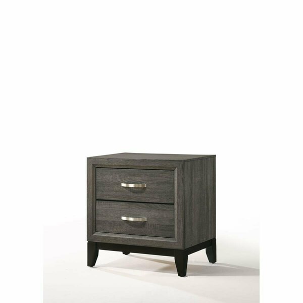 Kd Estanteria Nightstand in Weathered Gray KD3717938